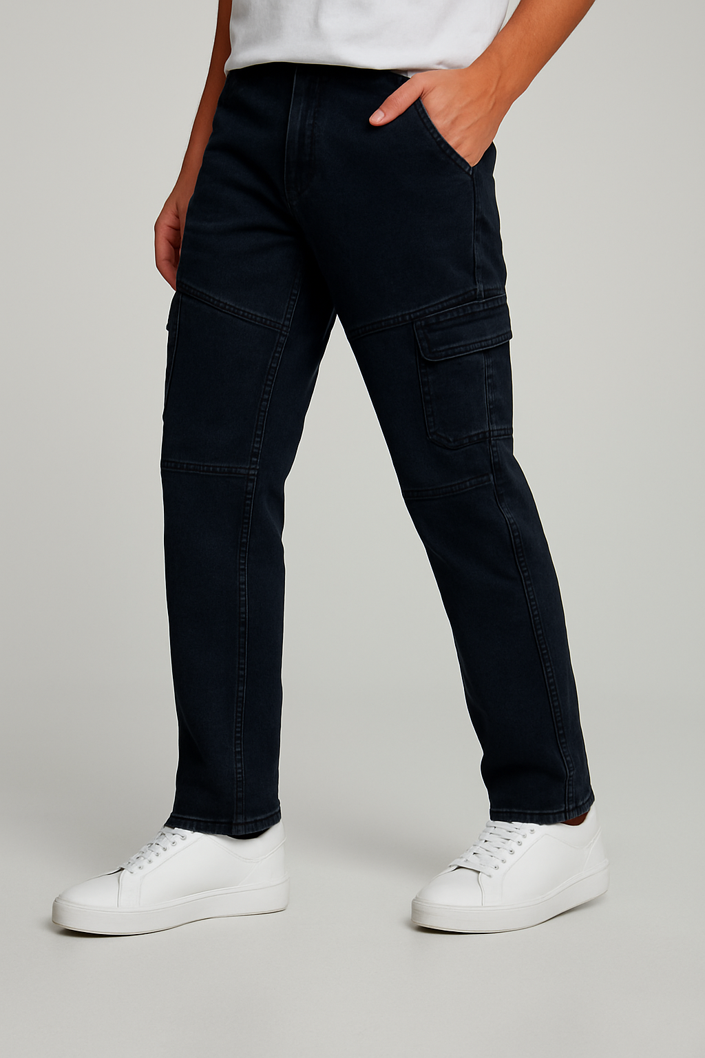 Six Pocket Jeans Black