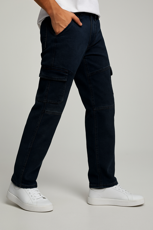 Six Pocket Jeans Black